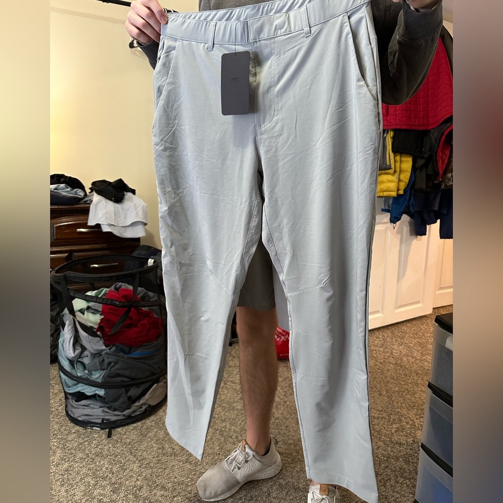 Fabletics Light Gray Chinos